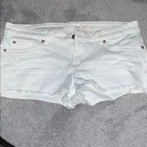 3/$20 White Denim Shorts